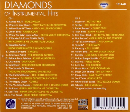 Diamonds Of Instrumental Hits [2CD]