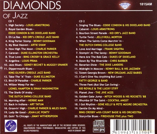 Diamonds Of Jazz [2CD]