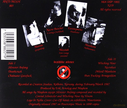 Mayhem: Deathcrush [CD]