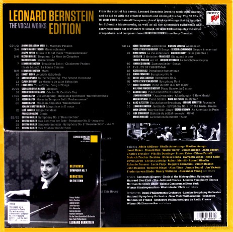Leonard Bernstein: Leonard Bernstein Edition - The Vocal Works [BOX] [56CD]