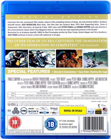 Easy Rider [Blu-Ray]