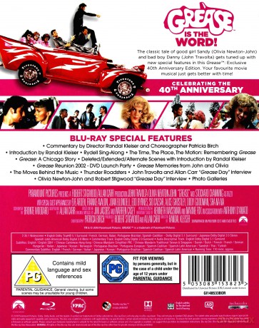 Grease 40th Anniversary [Blu-Ray]