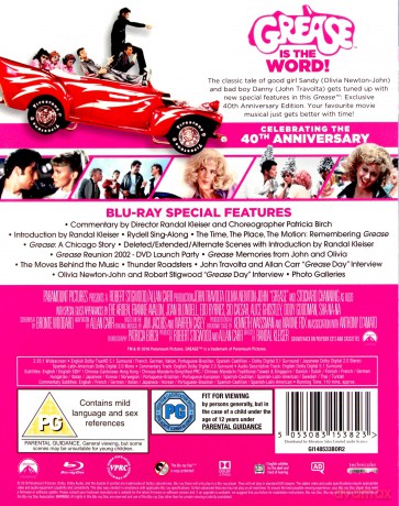 Grease 40th Anniversary [Blu-Ray]