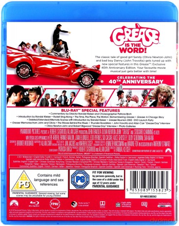 Grease 40th Anniversary [Blu-Ray]