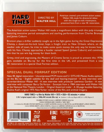 Hard Times [Blu-Ray]+[DVD]