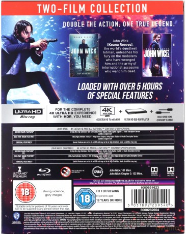 John Wick 1 & 2 [2xBlu-Ray 4K]+[2xBlu-Ray]