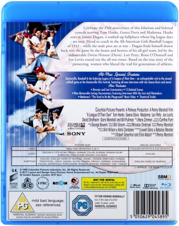 Penny Marshall: League Of Their Own (Ich własna liga) [Blu-Ray]