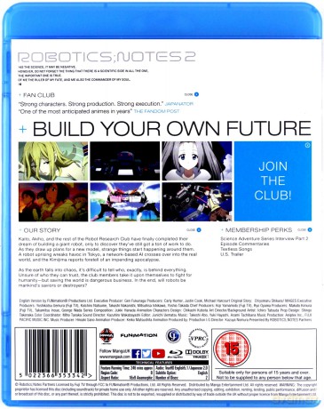 Robotics; Notes: Part 2 [2xBlu-Ray]