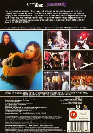 Megadeth: Behind The Music [DVD]