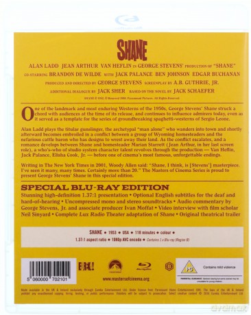 Shane [Blu-Ray]
