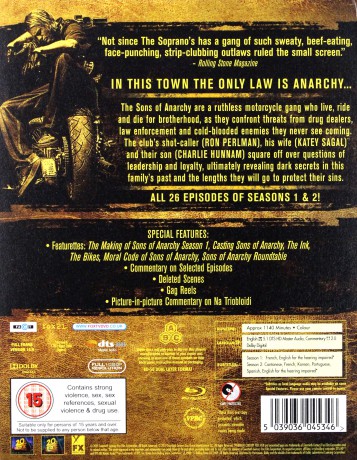 Sons Of Anarchy Season 1-2 [8xBlu-Ray]