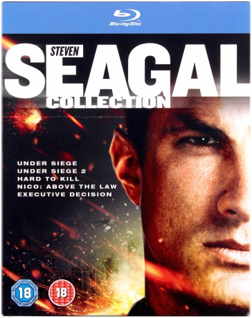 Steven Seagal Collection: Under Siege / Under Siege 2 / Hard to Kill / Nico: Above The Law / Executive Decision [BOX] [5xBlu-Ray]