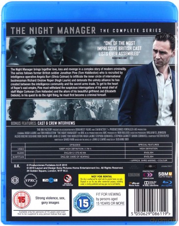 The Night Manager (Nocny recepcjonista) [2xBlu-Ray]