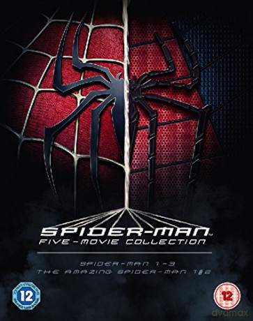 The Spider-Man Complete Five Film Collection: Spider-Man 1-3 / Amazing Spider-Man 1-2 (Spider-Man 1-3 / Niesamowity Spider-Man 1-2) [BOX] (Spider-Man 1-3 / Niesamowity Spider-Man 1-2) [5xBlu-Ray]