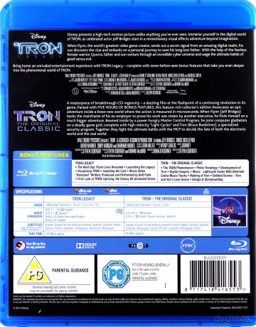 Tron 1-2 (Tron: Dziedzictwo / TRON) [2xBlu-Ray]