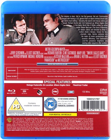 Where Eagles Dare [Blu-Ray]
