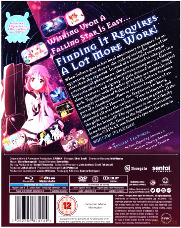 Wish Upon The Pleiades Season 1 [Blu-Ray]+[DVD]