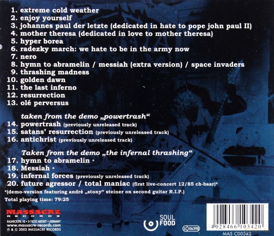 Messiah: Extreme Cold Weather [CD]