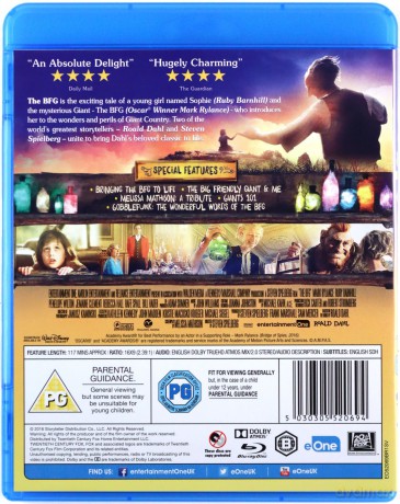 The BFG [Blu-Ray 3D]+[Blu-Ray]