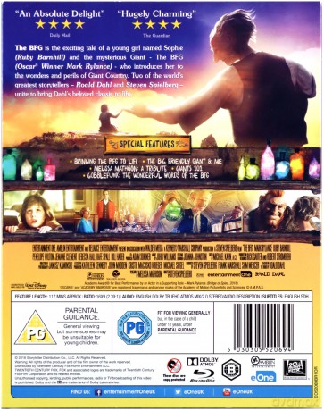 The BFG [Blu-Ray 3D]+[Blu-Ray]