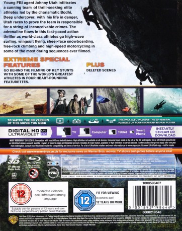 Point Break [Blu-Ray 3D]+[Blu-Ray]