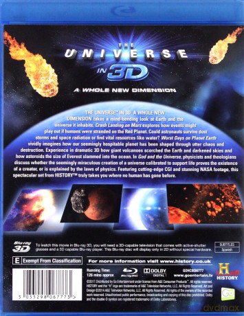 The Universe: A Whole New Dimension [Blu-Ray 3D]