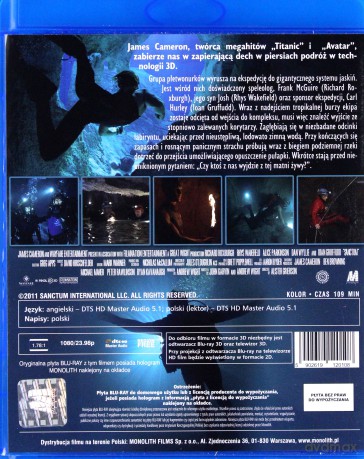 Sanctum 3D. Nadchodzi Nieznane [Blu-Ray 3D]
