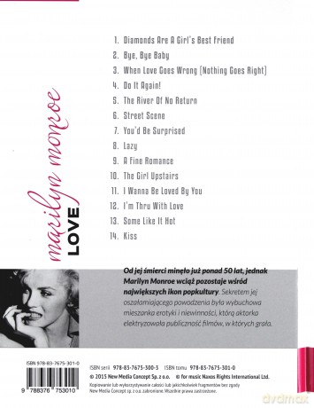 Marilyn Monroe (booklet) [DVD]