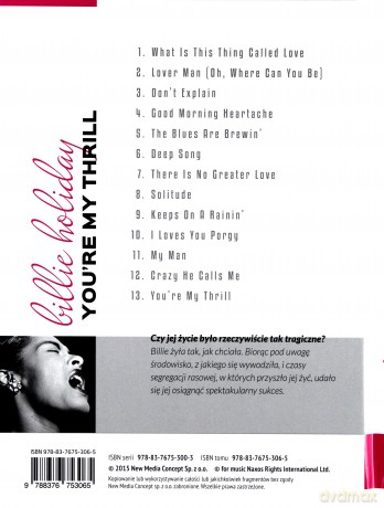 Billie Holiday (booklet) [DVD]