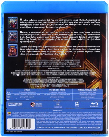 Avengers - Trylogia [3xBlu-Ray]