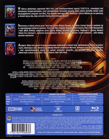 Avengers - Trylogia [3xBlu-Ray]