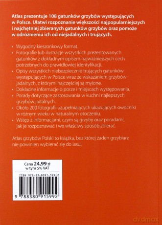 Atlas grzybów Polski. Poradnik grzybiarza [KSIĄŻKA]