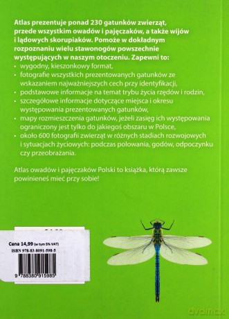 Atlas owadów i pajęczaków Polski. Przewodnik obserwatora [KSIĄŻKA]