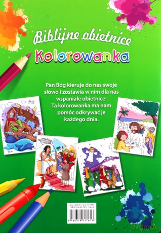 Biblijne obietnice. Kolorowanka [KSIĄŻKA]