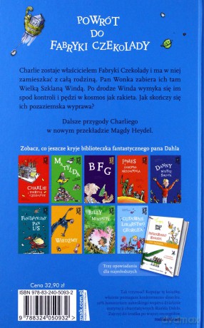 Charlie i wielka szklana winda. Lektura z opracowaniem [KSIĄŻKA]