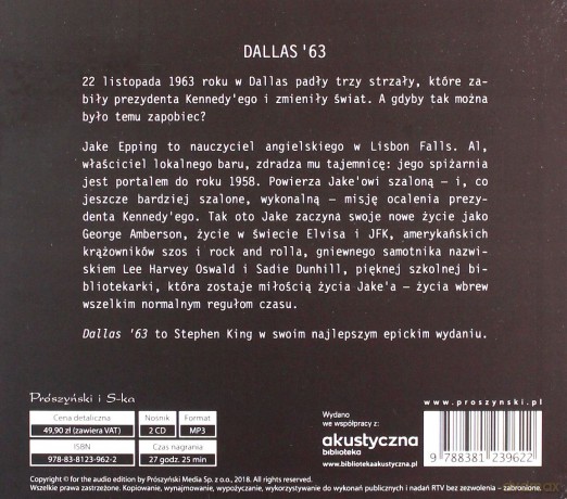 Dallas 63 - Stephen King [AUDIOBOOK]