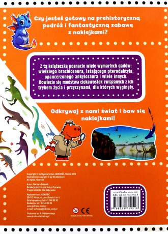 Dinozaury. Naklejki edukacyjne [KSIĄŻKA]