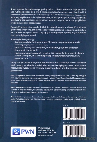 Ekonomia międzynarodowa. Teoria i polityka (Tom 1) [KSIĄŻKA]