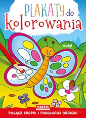 Motyl. Plakaty do kolorowania [KSIĄŻKA]