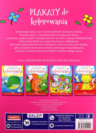 Motyl. Plakaty do kolorowania [KSIĄŻKA]