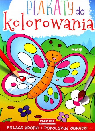 Motyl. Plakaty do kolorowania [KSIĄŻKA]