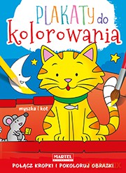 Myszka i kot. Plakaty do kolorowania [KSIĄŻKA]