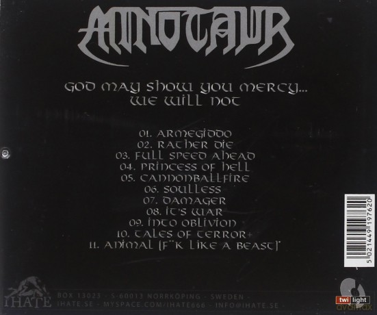 Minotaur: God May Show You Mercy... We Will Not [CD]