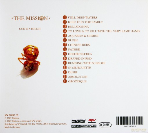 The Mission: God Is A Bullet (digipack) [CD]