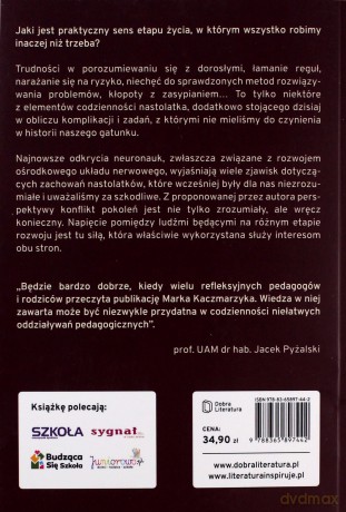 Szkoła neuronów. O nastolatkach, kompromisach i wychowaniu [KSIĄŻKA]