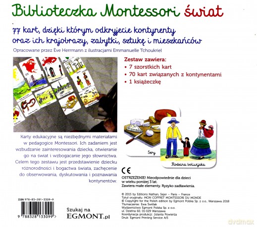 Świat. Biblioteczka Montessori [KSIĄŻKA]