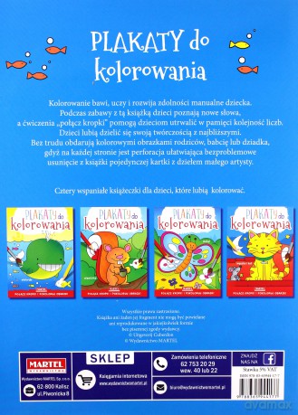 Wieloryb. Plakaty do kolorowania [KSIĄŻKA]