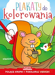 Wiewiórka. Plakaty do kolorowania [KSIĄŻKA]