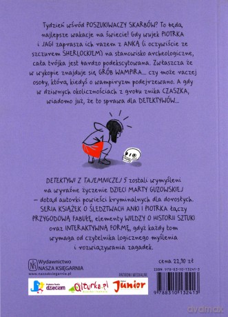 Zagadka grobu wampira. Detektywi z tajemniczej 5 [KSIĄŻKA]