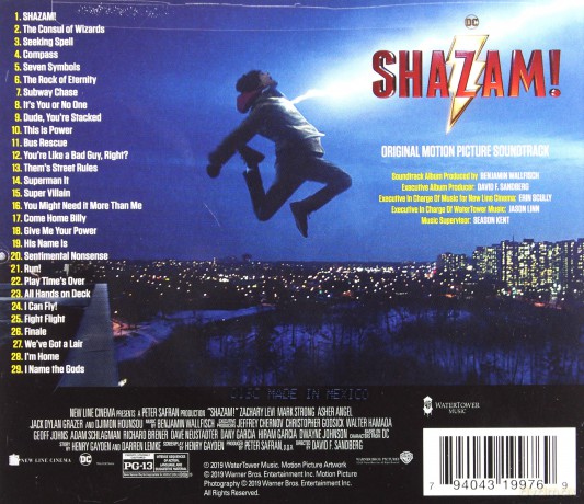 Shazam! soundtrack (Benjamin Wallfisch) [CD]